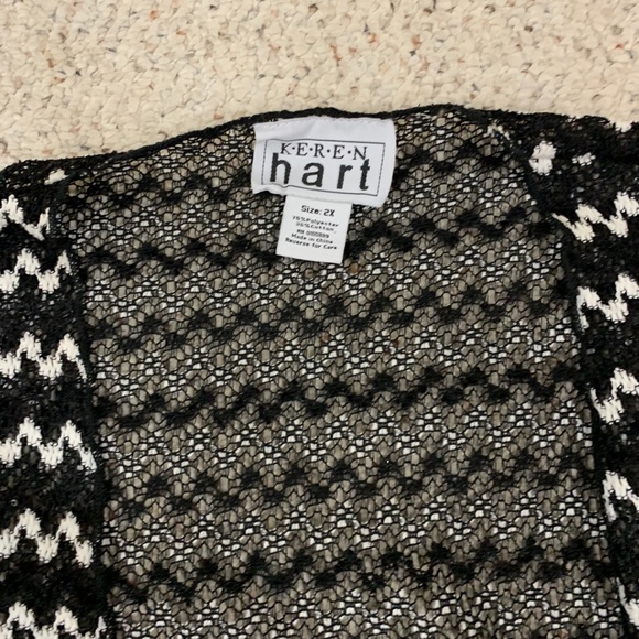 Black and White Cardigan - Picture 2 of 2